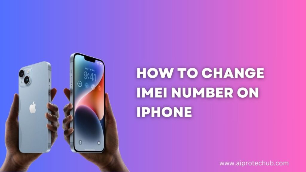 how to change IMEI number in iPhone