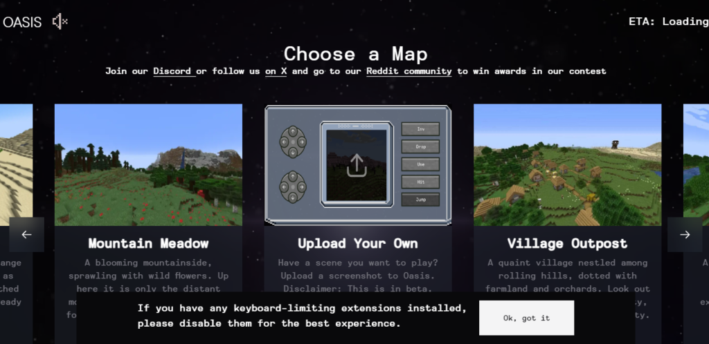 Oasis AI Launches First Playable AI-Generated Game for Minecraft: A Revolution in Real-Time Gaming